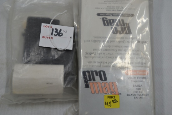 2 - Siaga .308 Magazines including 4 Rd. and 24 Rd.; 3xBID