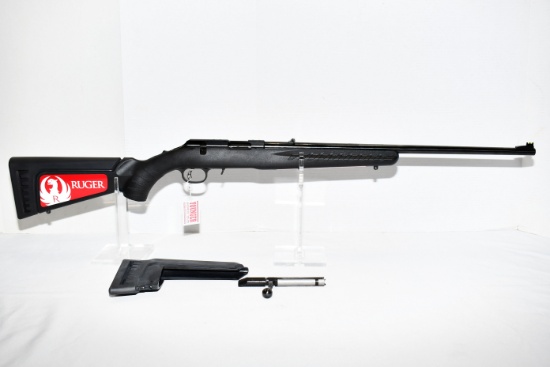 Ruger American .22 Mag. Cal. Magazine-Fed Bolt Action Rifle w/10 Rd. Magazine, Two Cheek Pieces, Ori