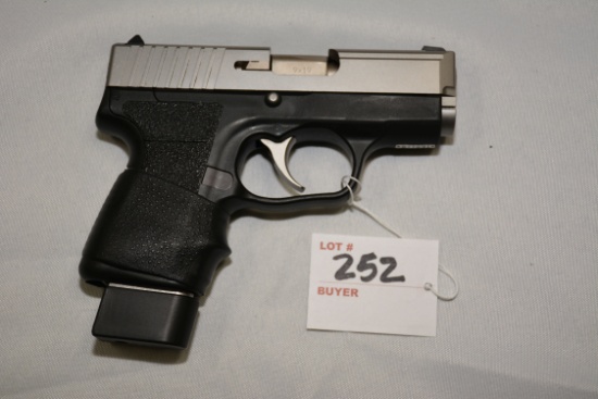 Kahr PM9 9mm Cal. Semi-Auto Pistol w/SS Slide, 2-7 Rd. Magazines, Factory Hard Case and Manual; SN I