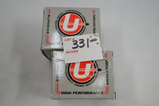 2 Boxes - Underwood Ammo Xtreme Hunter .45-70 Govt.+P 325 gr.; 20 Rds./Box; 2xBID