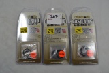 3 - Carlson Shotgun Gas Ring Assortment Kits; 3xBID