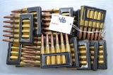 1 Lot of 6.5x52mm Carcano SP on Stripper Clips; Approx 150 Rds.