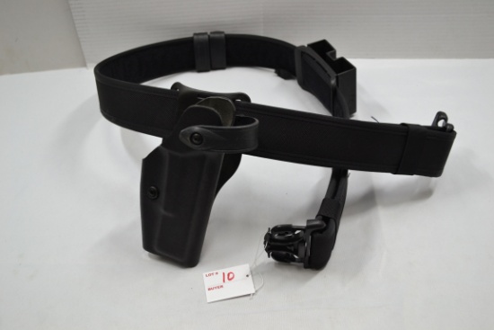 53" Law Enforcement Belt w/Ammo Pouch and Holster