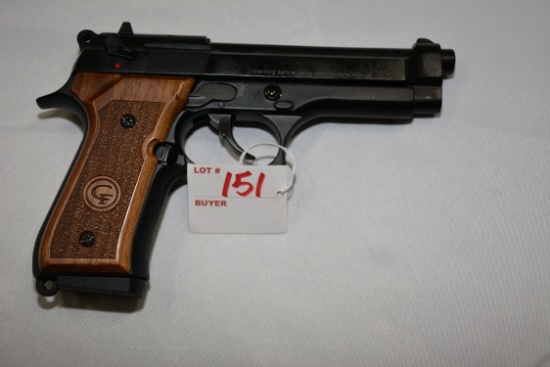 Chiappa M9-22 .22 LR Cal. Semi-Auto Double Action Pistol w/Wooden Stenciled Grips, 2-10 Rd. Magazine