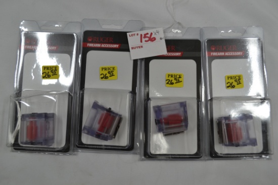 4 - Ruger Clear 10/22 10 Rd. Magazines; 4xBID