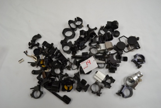 1 Lot of Miscellaneous Scope Rings and Bases