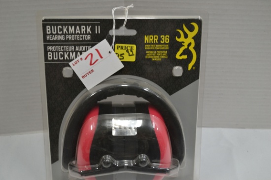 Buckmark II Hearing Protector NRR 36