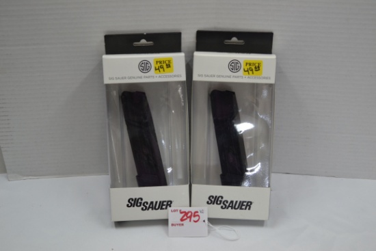 2 - Sig Sauer Factory P320 9mm 21 Rd. Magazines; New; 2xBID