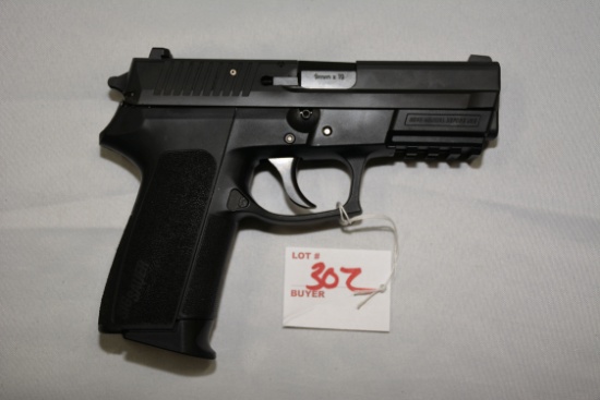 Sig Sauer SP2022 9mm Semi-Auto Pistol w/Night Sights, Forward Tactical Rail, 2-15 Rd. Magazines, Fac