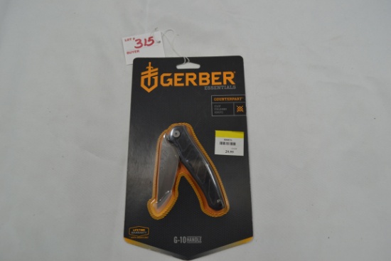 Gerber Counterpart Clip Folding Knife; New