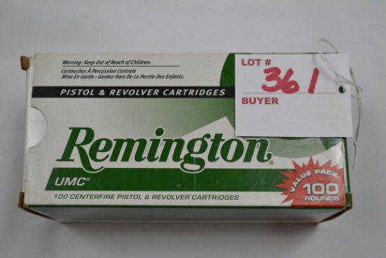 1 Box - Remington UMC .45 Auto 230 gr. JHP; 100 Rds./Box