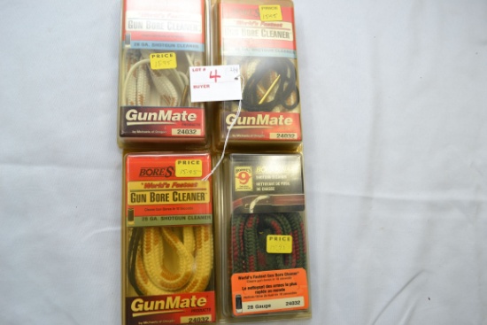 4 - Bore Cleaners for 28 Ga. Shotgun; 4xBID