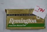 1 Box - Remington .260 Rem. Cal. 120 gr. Accutip BT; 20 Rds./Box