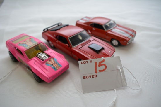 Group of 3 Muscle Cars; 1/43 Scale