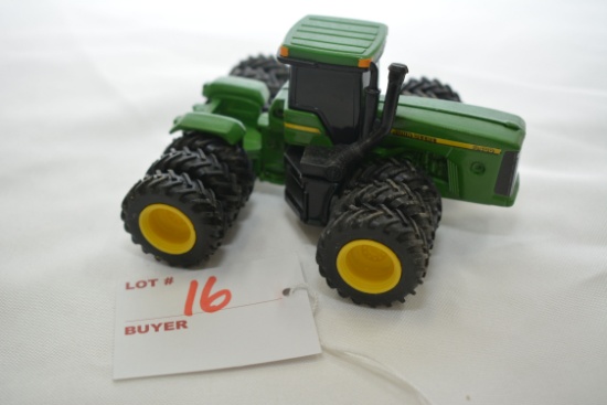 Ertl John Deere 4WD w/Triples Tractor; 1/64 Scale