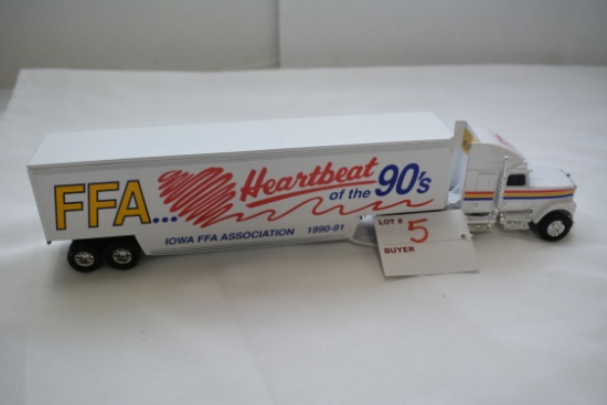 Ertl FFA Semi Truck/Trailer; 1/64 Scale