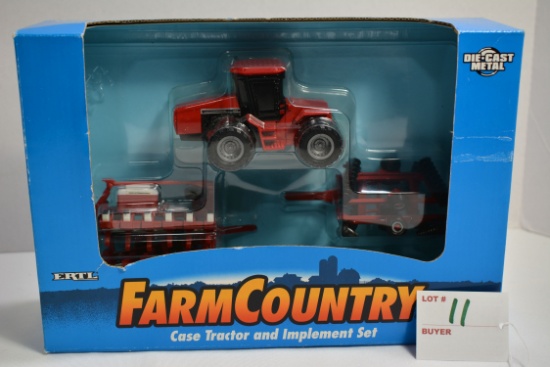Ertl Farm Country Tractor and Implement Set; 1:16 Scale; NIB