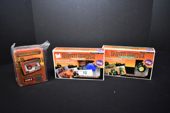 Ertl Harvest Heritage Trading Card with Agco Allis 6670 Tractor, Ertl Harvest Heritage Trading Card