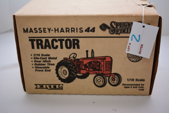 Ertl Special Edition Massey-Harris 44 Die-Cast Metal Tractor; 1/16 Scale; NIB