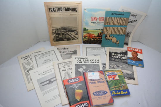1 Lot of Vintage Ag Literature including 1927 Tractor Farming