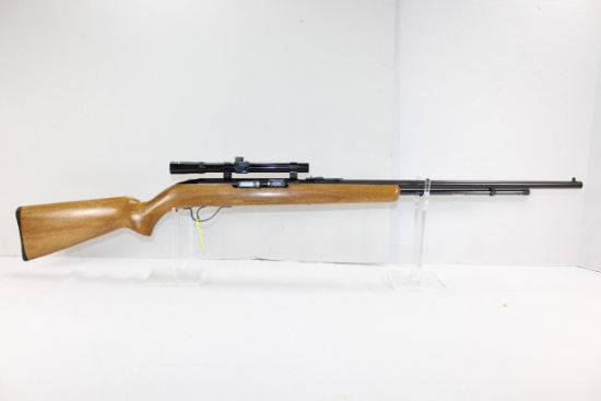 Springfield Savage Arms Model 187J .22 H.S. S/L/LR Cal. Tube-Fed Semi-Auto Rifle w/Tasco 4x15 Scope;