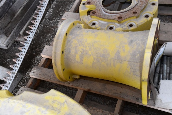 Front Wheel Spacers & Hubs For 30mph Front Axle With Brakes, Fits John Deere 8000R Series