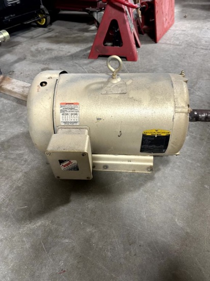 Baldor Reliance SuperE Motor, 10HP, 230/460V, 24/12Amp, 1770RPM, 3PH, Good Motor