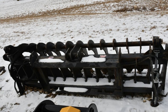 RSE Root Grapple, Skidloader Hookup, 81", Good Shape