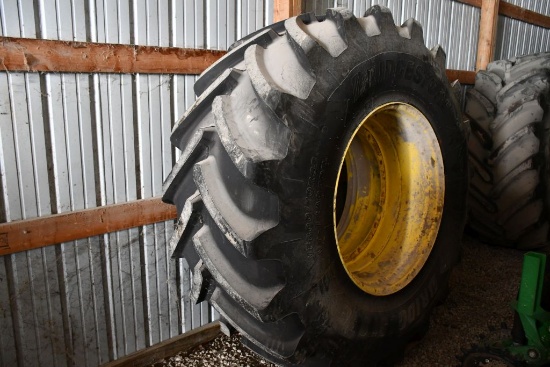 Set 2- Bridgestone 800/70R38 Tires and Wheels New, Fit John Deere 8000R Series