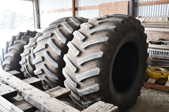 Set 2- 800/70R38 Deep Tread Firestone Tires 50%