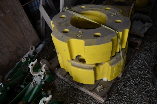 900kg JD Wheel Weights Off John Deere 8000R Series