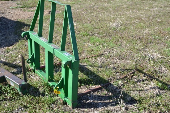 Bale Master Bale Spear For Loader, Bent Tine
