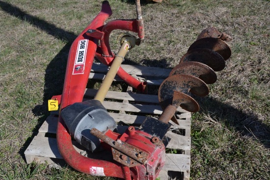 Bush Hog Heavy Duty 3pt Post Hole Digger, 12" Bit
