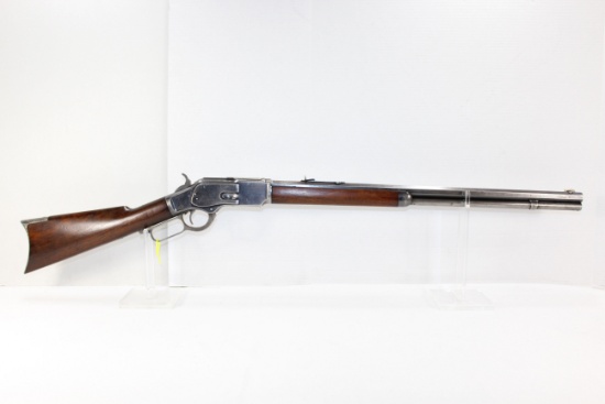 Winchester Model 1873 .38 WCF Cal. Tube-Fed Lever Action Rifle w/24 ...