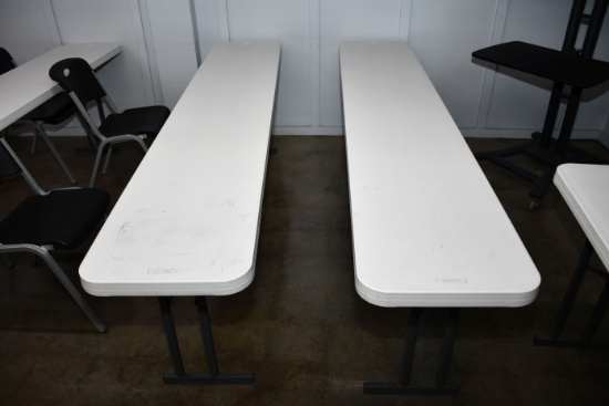 12 - Lifetime #80177 8' Folding Conference Tables; 12xBID
