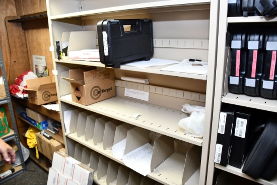 2-Section Metal Shelving Unit; 8'Wx12"Dx76"D; with Metal Shelving Unit 4'Wx12"Dx76"D