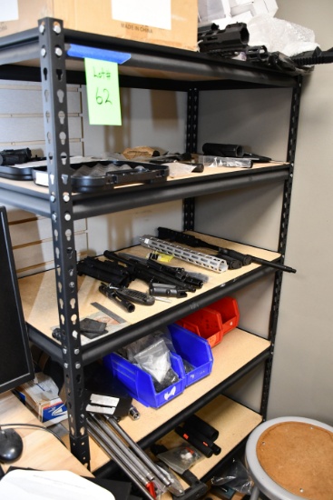 1 - Heavy Duty Metal Storage Rack; 36"Wx18"Dx72"T; STORAGE RACK ONLY