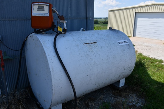 Dyed Diesel 500 Gal. Fuel Tank w/Electric Pump and Nozzle