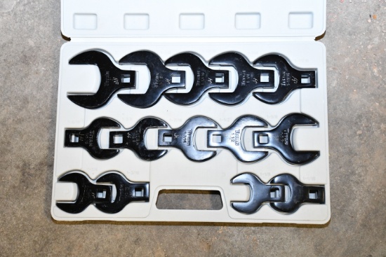 Titan 14-Piece Standard 1/2" Crow's Feet Wrenches; 1/16" to 2"