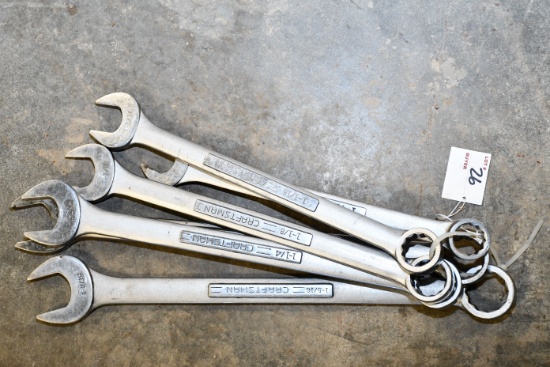 Craftsman 6-Piece Open End Wrench Set; 1" to 1-5/16"