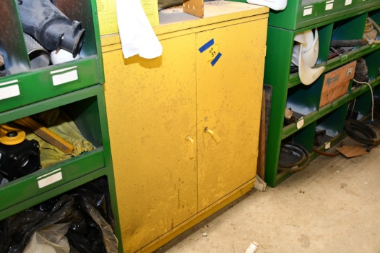2-Drawer 3-Shelf Metal Storage Cabinet