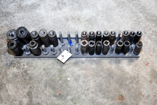1 Lot of Misc. High Impact Metric 1/2" Sockets