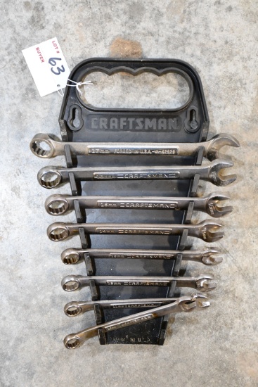 Craftsman 8-Piece Open End Metric Wrench Set; 10 thru 17mm