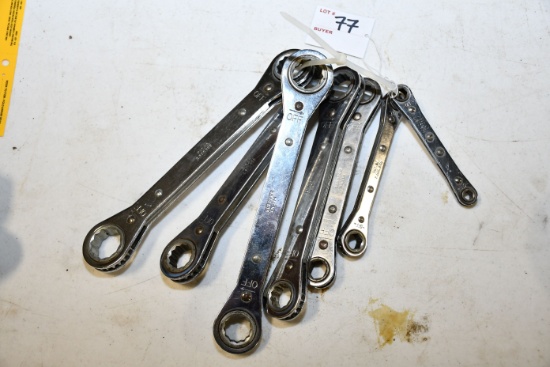 Power Craft 7-Piece Standard Ratchet Wrench Set; 5-1/16" to 11/16"