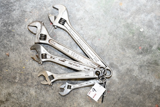 1 Lot of Open End Adj. Wrenches