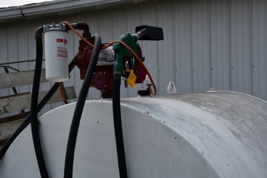 1000 gal. Diesel Fuel Barrels w/ 35gmp Fill-Rite Pumps