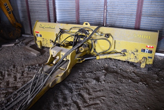 Degelman 5900 6-Way Front Push Blade; SN 23293; Excellent Shape, With Joystick Control