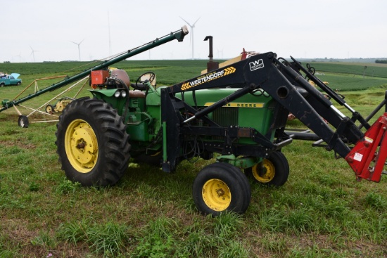 1971 John Deere 4020 Diesel Tractor w/Synchro Range; Shows 6318 Hours; 2SCV'S, 3pt With Quick Hitch,