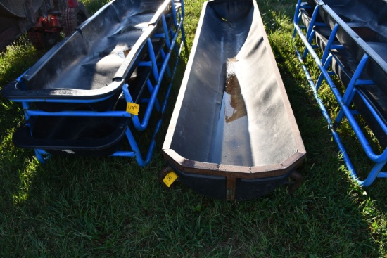 Metal Frame Poly Feed Bunk