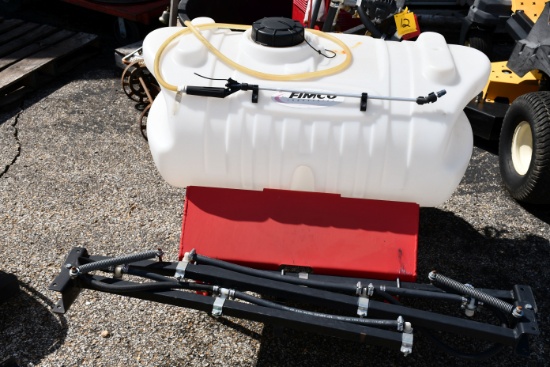Femco Sprayer, 3pt, 55gal, Hand Wand, Approx. 10' Boom, Good Shape, Unknown Working Condition On Pum
